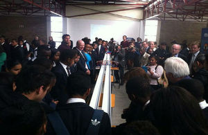 Minister Willets in South Africa