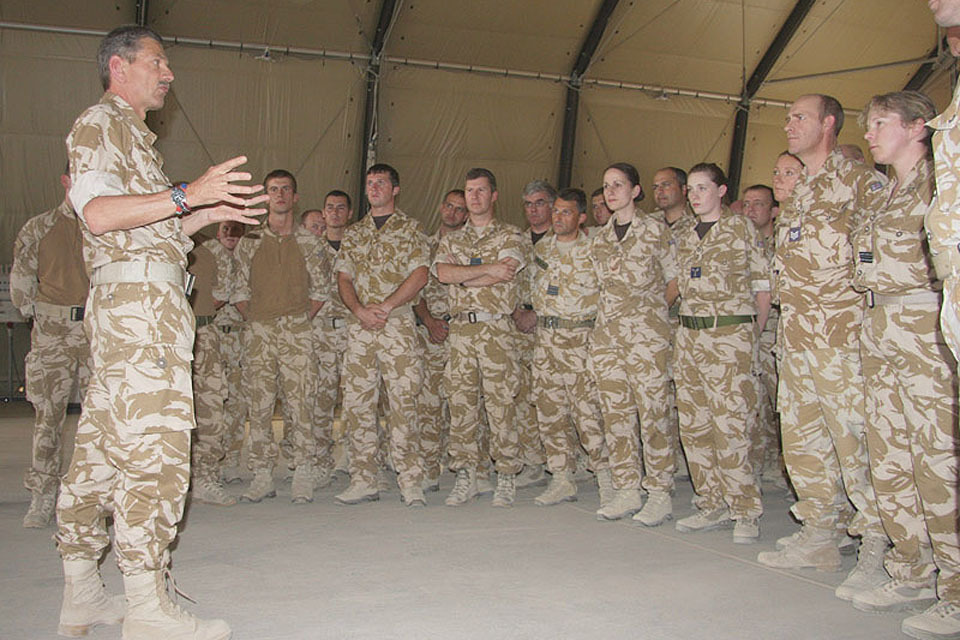 New Commander in Chief of Air Command visits RAF personnel in Afghanistan