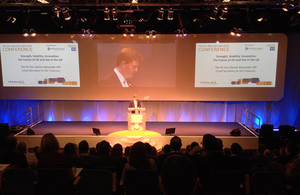 Chief Secretary to the Treasury Danny Alexander speaking at Oil and Gas UK's annual conference