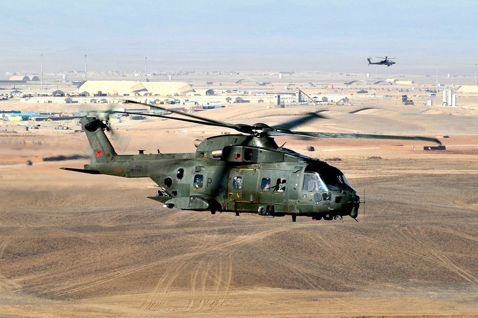 UK Merlins' Afghanistan mission over