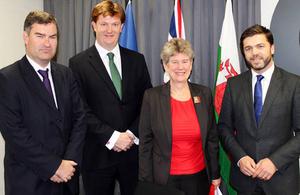 David Gauke MP, Danny Alexander MP, Jane Hutt AM and Stephen Crabb MP