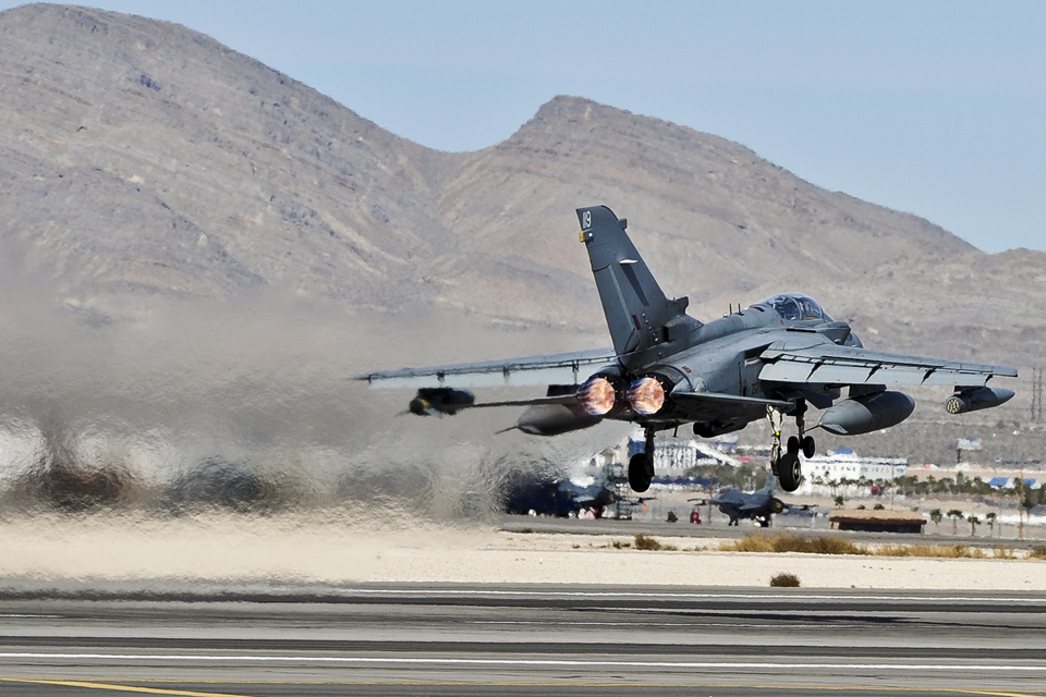 RAF conducts first air strikes of Iraq mission