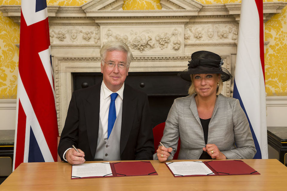 Defence Secretary agrees stronger partnership with Netherlands