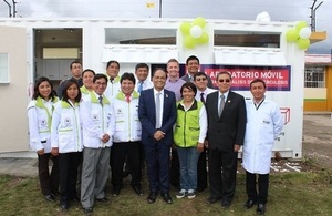 British Embassy launches Peru’s first portable lab for the diagnosis of TB