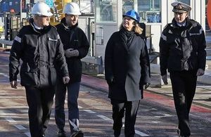 Add alt Minister for Defence Procurement Harriett Baldwin today visited Scotland’s military personnel at Her Majesty’s Naval Base (HNMB) Clyde