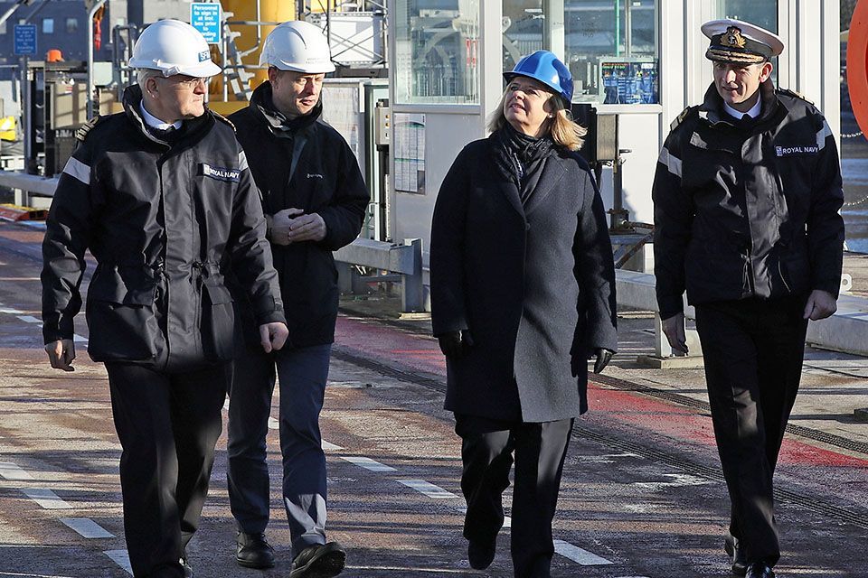 Minister for Defence Procurement visits Faslane