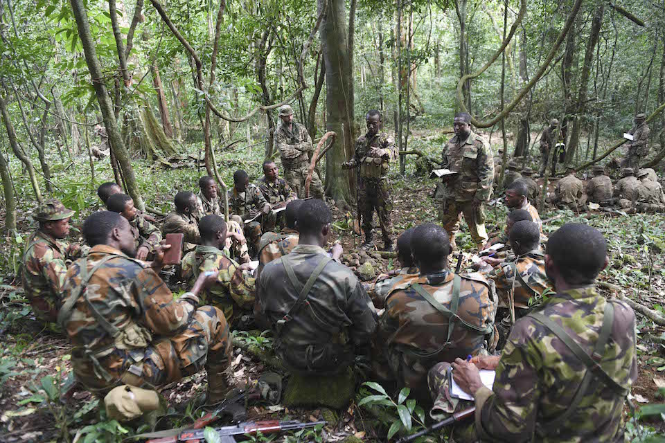Sierra Leone Jungle Training Underlines Britain's role in Africa
