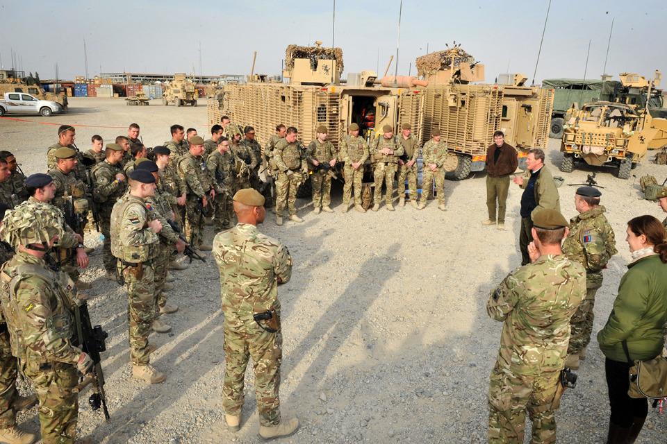 UK Defence ministers visit Armed Forces overseas