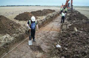 Excavation in progress
