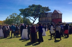 Guests attending British Embassy Harare's Queen's Birthday Party celebrations