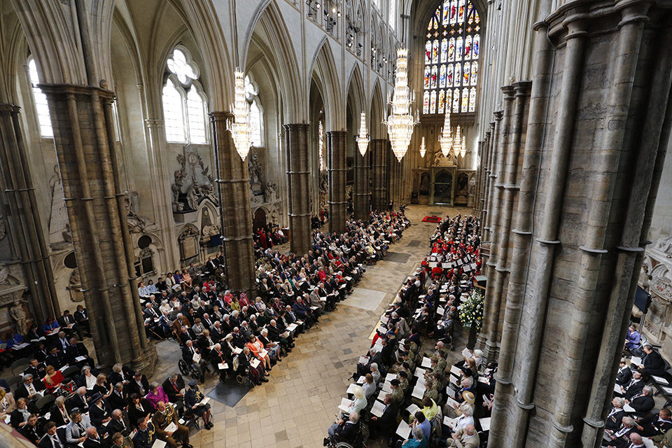 VE Day 70 Thanksgiving Service at Westminster Abbey