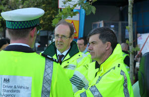 Sir James Bevan, Chief Executive of the Environment Agency, and Gareth Llewellyn, Chief Executive of the DVSA have signed a memorandum of understanding