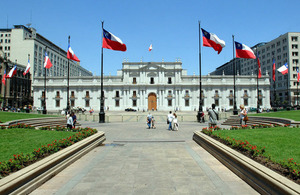 La Moneda Presidential Palace.