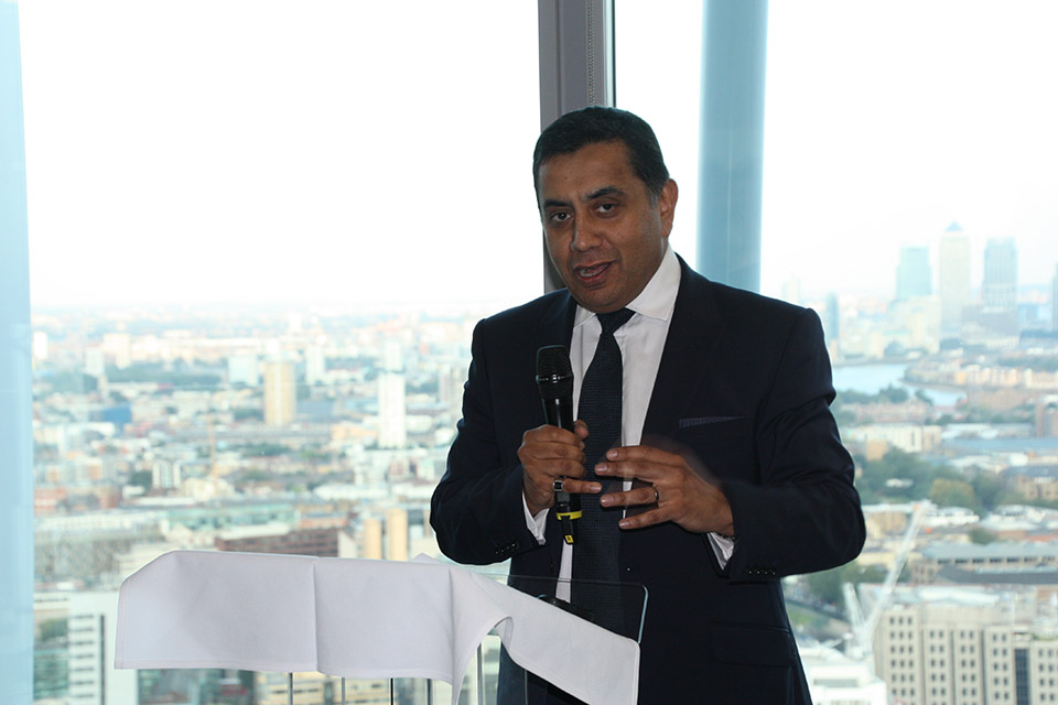 Lord Ahmad at Mersey Maritime reception