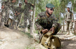 Afghan warriors training