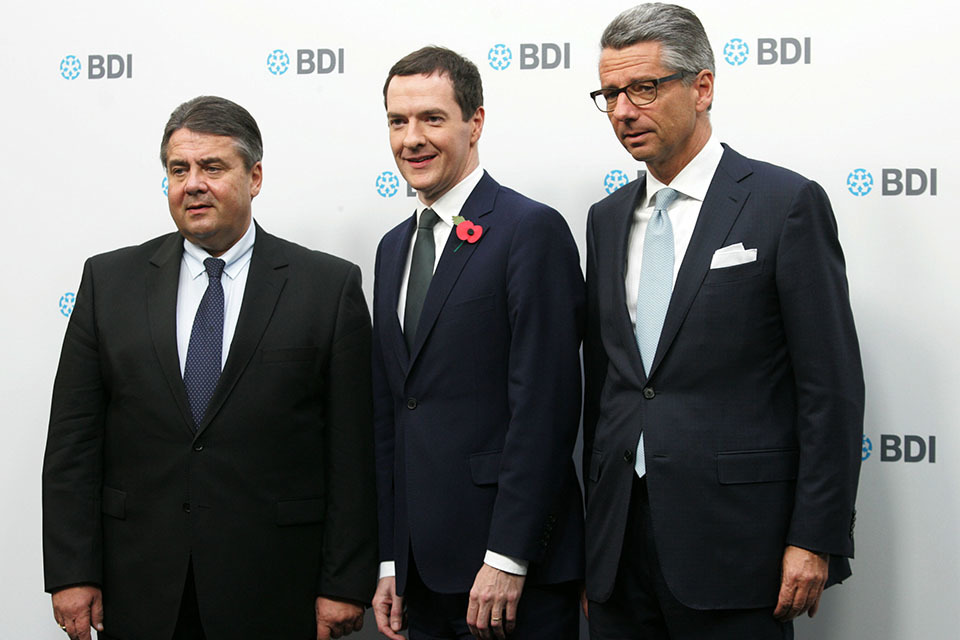 Chancellor in Berlin to discuss European Union reform
