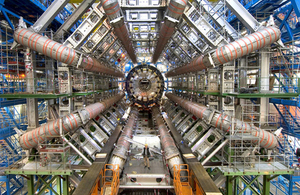 CERN on the Franco-Swiss border near Geneva