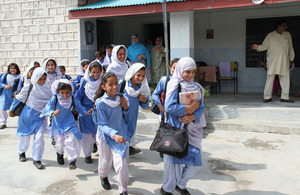 Schoolgirls in Abbottabad, Pakistan