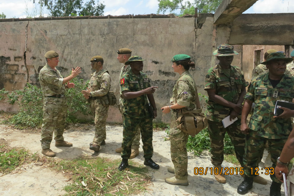 UK military chief visits British training team in Nigeria