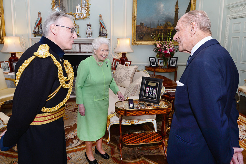 The Queen and Duke of Edinburgh Receive Long Service and Good Conduct Medals