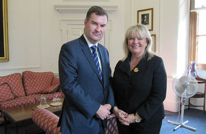 Minister David Gauke and Kerry-Lynne Findlay