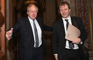 Foreign Secretary Boris Johnson meets Richard Ratcliffe