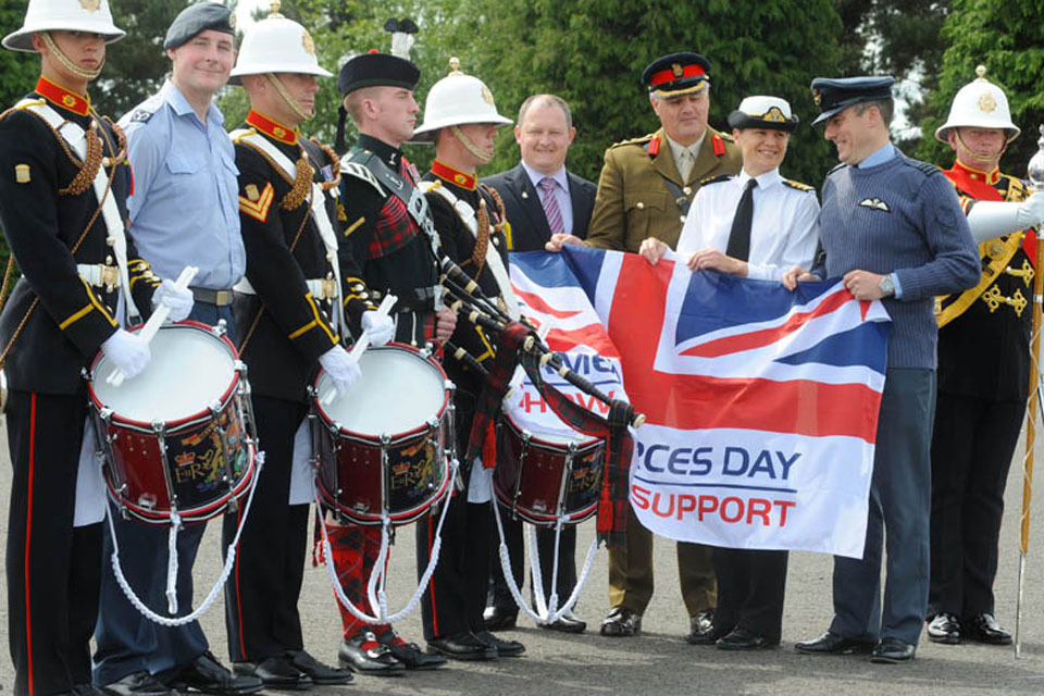 Armed Forces Day 2012 launched in Scotland