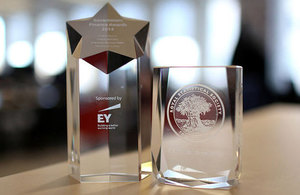 Royal Statistical Society award for Official Statistics, and the Government Finance Insight Award