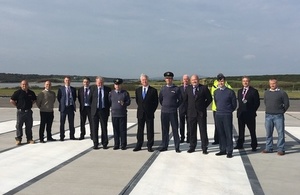 The Defence Secretary visited RAF Valley this afternoon.