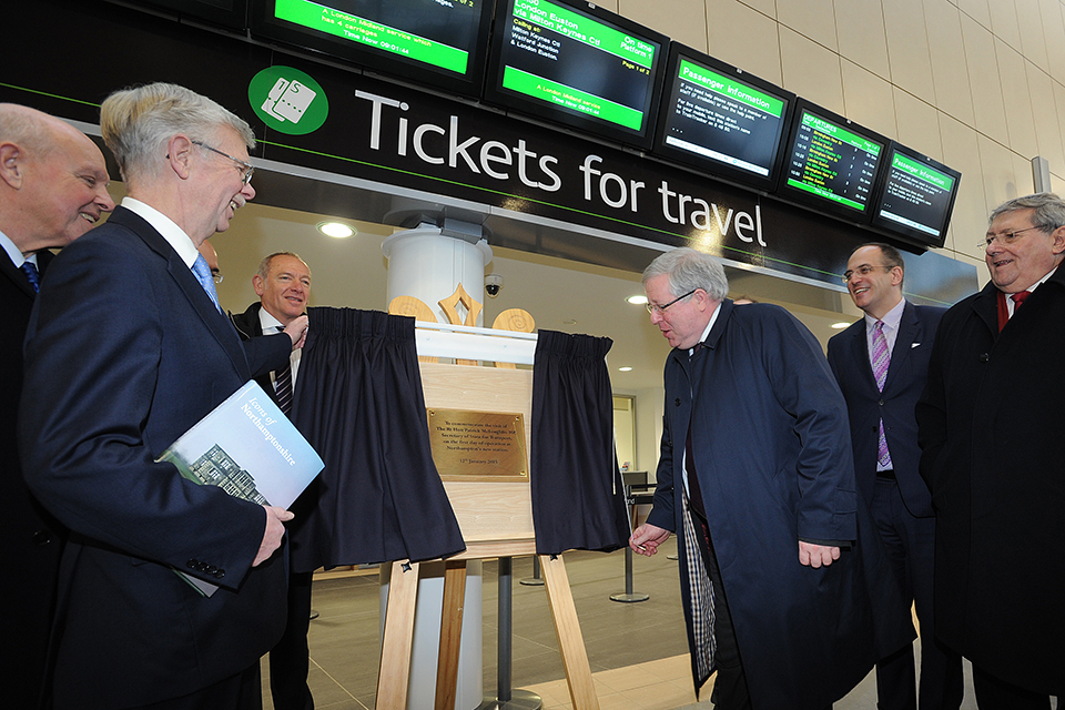 Transport Secretary sees Northamptonshire transport improvements