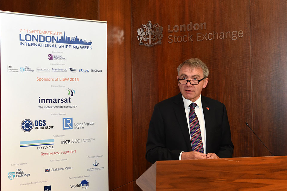 Robert Goodwill at the London Stock Exchange
