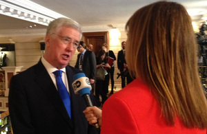Defence Secretary Sir Michael Fallon this week attended the Munich Security Conference. Crown Copyright.