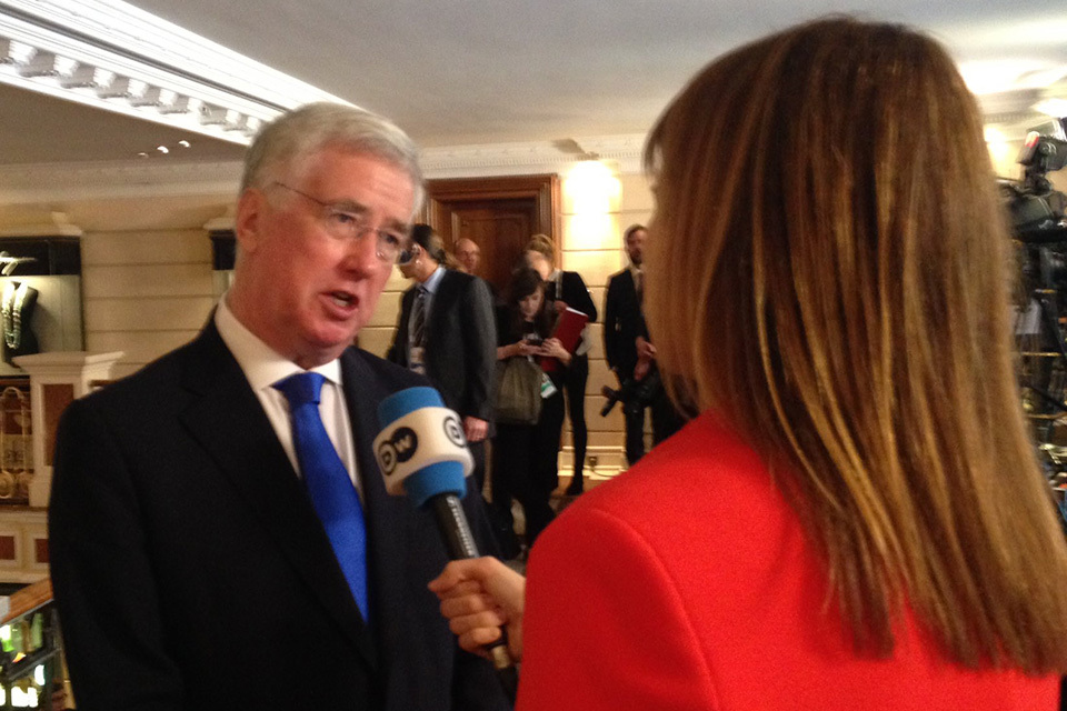 Defence Secretary: Britain committed to leading European security