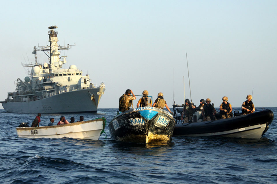 HMS Montrose disrupts pirates
