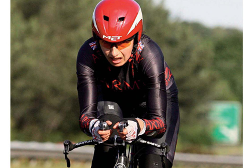 Army cyclist competes for Olympic qualification