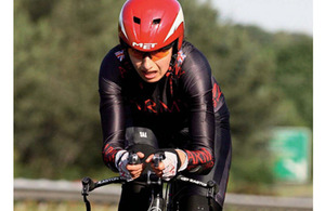 Major Claire Fraser training hard in order to represent Guyana in cycling at the Olympics