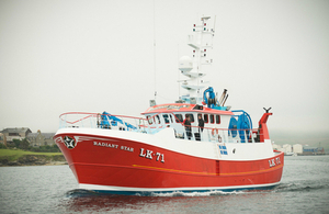 Shetland fishing boat