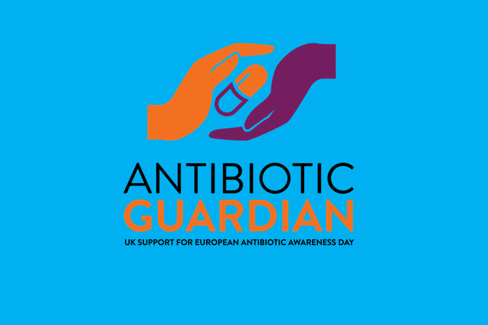 Logo for the Antibiotic Guardian campaign.