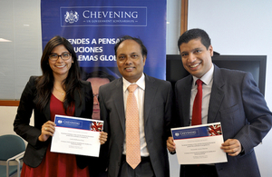 British Ambassador welcomed Chevening scholars back to Peru