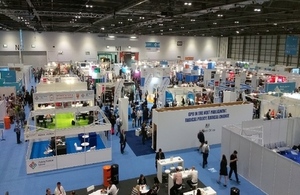 Public Sector Show exhibition area in 2016