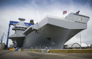 HMS Queen Elizabeth aircraft carrier