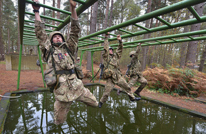 Phase one Army training near Pirbright