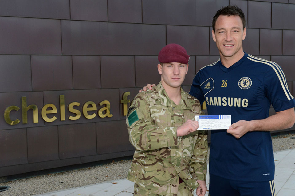 Service personnel benefit from 300,000 free tickets in three years