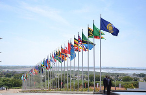 Commonwealth Flags in Sri Lanka