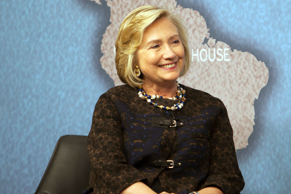 Hillary Clinton at the Chatham House award ceremony