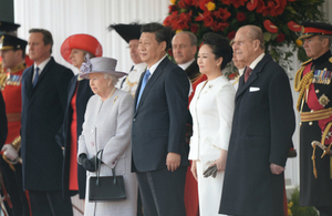 China State visit Royal ceremonial welcome