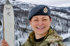 Aircraftwoman Sarah McGhin, Royal Air Force Reserves [Picture: Crown copyright]