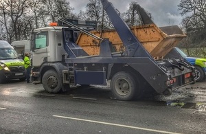 A photo showing a vehicle that was seized.