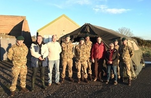 A group of MSPs visited Royal Marine Condor today.