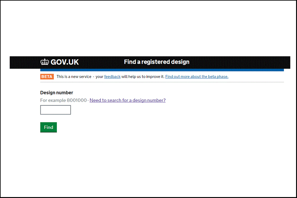 Find a registered design